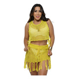 Conjunto Saia De Praia