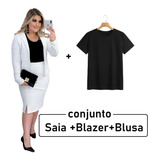 Conjunto Saia E Blazer