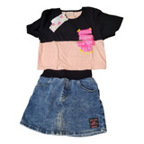 Conjunto Saia E Blusa