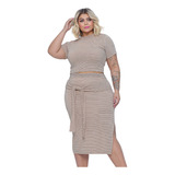 Conjunto Saia E Blusa