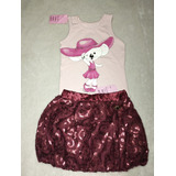 Conjunto Saia E Regata