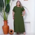 Conjunto Saia Longa  Blusa Plus Size Tecido Leve Elegante