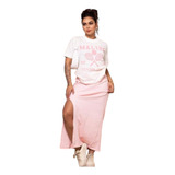 Conjunto Saia Longa Canelada