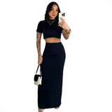 Conjunto Saia Longa Com