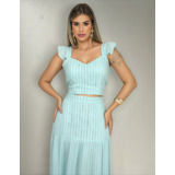 Conjunto Saia Longa E