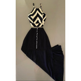 Conjunto Saia Longa Fenda