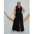 Conjunto Saia Longa Social Festa Chique Fenda Plus Size