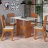 Conjunto Sala De Jantar 1 Mesa 4 Cadeiras Viena Indekes