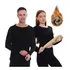 Conjunto Segunda Pele Térmica Flanelado Frio Intenso Preto