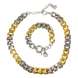 Conjunto Semijoias Corrente E
