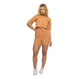 Conjunto Short Cos Elastico