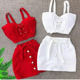 Conjunto Short Saia De