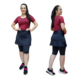 Conjunto Short Saia Evase
