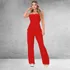 Conjunto Social Blusa Tomara Que Caia Botões Calça Flare