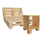 Conjunto Sofa Madeira Palete