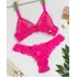 Conjunto Sutiã Renda Feminino Calcinha Cintura Alta Fio P,gg