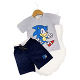 Conjunto Tactel Shorts Bermuda