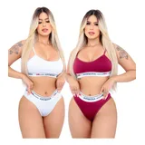 Conjunto Top Com Calcinha