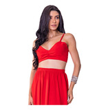 Conjunto Top E Saia