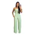 Conjunto Top Tomara Que Caia + Calça Pantalona Moda Elegante