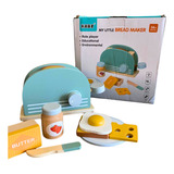 Conjunto Torradeira Montessori Brinquedo