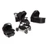 Conjunto Travel System Magnific 5 Em 1 Full Black Cax00903   Safety 1st