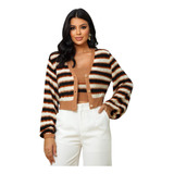 Conjunto Tricot Casaco Feminino