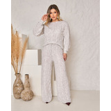 Conjunto Tricot Mousse Calca