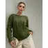 Conjunto Tricot Tricô   Casaco  E Regata Cropped Flora
