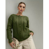 Conjunto Tricot Trico Casaco