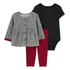 Conjunto Trio Carters Original - Inverno Menina