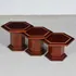 Conjunto Trio Mesa Lateral Antiga Ninho Madeira Marchetada