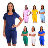 Conjunto Uniforme C Mangas Babá Domestica Camareira Copeira