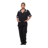 Conjunto Uniforme Copeira Camareira Faxineira Domestica Babá