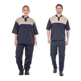 Conjunto Uniforme Limpeza Unissex Serviços Gerais Trabalho