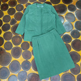 Conjunto Verde Veludo Cotele