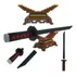 Conjuntos De Espada Katana Com Blocos De Construção De Porta
