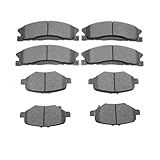 Conjuntos De Pastilhas De Freio De Cerâmica Dianteiras Traseiras Compatíveis Com Ford Para Explorer/flex/para Policial Interceptor Sedan/para Utilitário, Serviço Especial Polícia Sedan/para Touro,