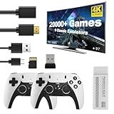 Console De Jogos Retro Sem Fio ,video Game, 9 Emuladores Clássicos, Saída Hdmi 4k, Bastão De Jogo De Vídeo Plug And Play Com Mais De 20.000 Jogos De Vídeo Integrados, Com Controles Sem Fio 2.4g (64g) (game001)