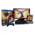 Console Playstation 3 Super Slim 250gb Edição Especial God Of War Ascension Impecável Serial Batendo Funcionando 100% + Controle + Cabos + 5 Jogos Preto