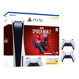 Console Playstation 5 Disco -2 Controles Ps5 + Jogo Malvel's Spider Man 2 1 Ano Garantia Sony Brasil