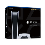 Console Playstation 5 Edição Digital Preto E Branco Sony Cor Branco preto