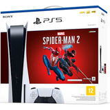 Console Playstation 5 + Ps5 Spider-man 2 Com Leitor De Disco
