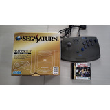 Console Sega Saturn Cinza