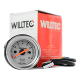 Conta Giro Tacômetro Painel 0-8000 Rpm 52mm Cinza Willtec