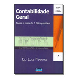 Contabilidade Geral - Vol. 01 - 15ed/18: Contabilidade Geral, De Ferrari, Ed Luiz. Série Contabilidade, Vol. Geral. Editora Impetus, Capa Mole, Edição Geral Em Português, 20