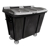 Container Para Lixo 500 Litros Sem Pedal Preto