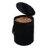 Container Porta Ração 15kg   Impermeável Cor Preto