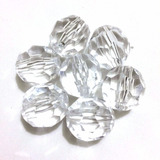 Contas Cristal Facetado Sextavado