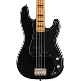 Contrabaixo Fender Squier Classic Vibe 70s P. Bass Mn Black Orientação Da Mão Destro Cor Preto Quantidade De Cordas 4
